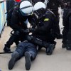 Działania policji podczas zabezpieczenia meczu Polska-Rosja