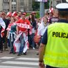Spokojnie w gdańskiej strefie kibica w trakcie meczu Polska-Czechy